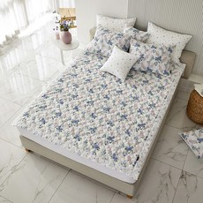 [닥스침구]아사워싱 케라 패드 슈퍼싱글/퀸/킹, 화이트