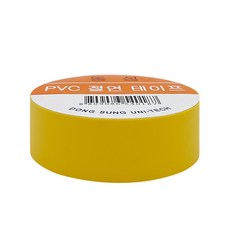동성 PVC 전기테이프 절연테이프, 동성 - 황색(노랑), 1개