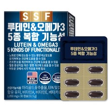 순수식품 루테인 오메가3 30캡슐 x 2박스 5종복합기능성 눈건강, 30정, 1개