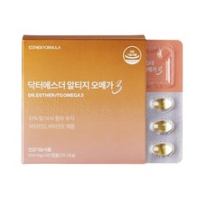 여에스더 알티지 오메가3, 60정, 1개