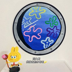스폰지밥창문스티커