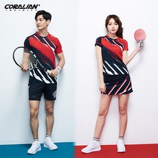 코랄리안 남여 트레이닝 반팔티셔츠 CRT-C1156 C2156