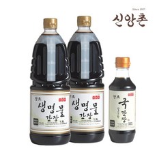 [신앙촌] 필수요리템 6호 (생명물간장 1.8L×2 국간장 500mL×1), 2개