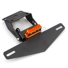 오토바이 후면 판 거치대 테일 프레임 브래킷 LED 조명 KTM DUKE 125 250 390 200 2017 - 2023 액세서리, 04 주황색, 1개