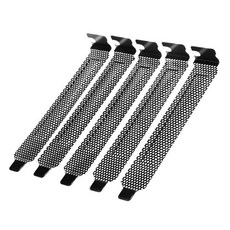 PC 케이스 확장 슬롯 백 플레이트 커버 먼지 필터 하드 스틸 블랭크 나사 섀시 팬 포함 120x20x12mm 5, 한개옵션1