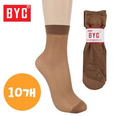 여성용 고탄력 BYC 미끄럼방지 발목스타킹