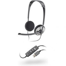 Plantronics PLNAUDIO478 PC용 스테레오 USB 헤드셋, Black, Standard Packaging