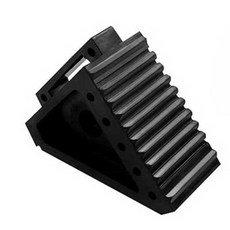 대형트럭 고임목 버팀목 쐐기 스토퍼 중장비 밀림방지, 1개, 26x12x18 높은 고임목