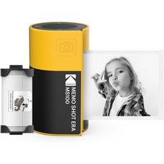 KODAK 메모샷 ERA 키즈 즉석 디지털 카메라 포토 라벨 프린터 화이트 + 10롤