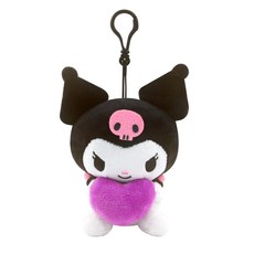 산리오쿠로미하트봉제인형가방걸이