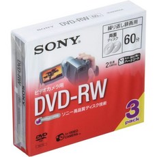 TERS소니 비디오카메라용 8cm DVDRW 60분 3개 3DMW60A 일본수입
