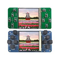 라즈베리 파이 피코 키 게임패드 레이아웃 154 인치 LCD 240 × IPS 디스플레이 화면, 1.Green-1.54inch lcd, 1개