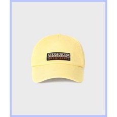 NAPAPIJRI 페이스 로고 캡모자 Yellow Sunshine