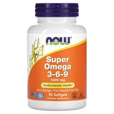 나우 푸드Super Omega 369 1200 mg 90 Softgels, 1개