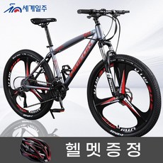 세계일주 MTB 자전거 24단 90% 완조립 배송 기계식디스크브레이크, 168cm, H6, 1개