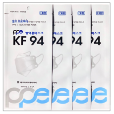 피피이(PPE) 피피이 셀프프로텍터 미세먼지 방역용마스크 KF94 대형 1매 X 50, 1box, 50매입