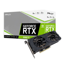 25년까지 as기간남은제품 ﻿ PNY 지포스 RTX 3060 Ti UPRISING D6 8GB Dual LHR 마이크로닉스