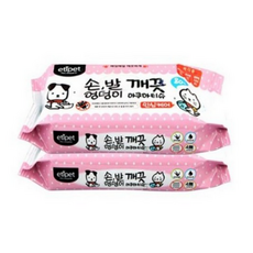에티펫 손 발 엉덩이 깨끗 아쿠아티슈, 80개입, 2개
