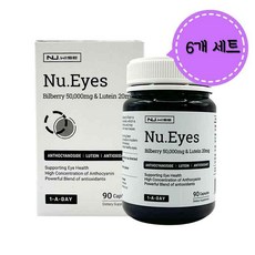 뉴 와이즈 뉴질랜드 뉴 아이즈 빌베리 (90캡슐) Nu.Eyes 6개, 90정