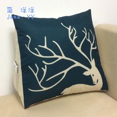 데코뷰삼각등쿠션