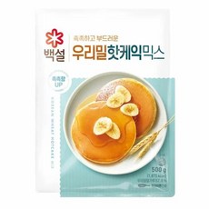 CJ 백설 우리밀핫케익믹스, 500g, 28개