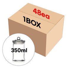 캔들 용기 공x진 투명 용기 350ml-중 48개(1box)도매