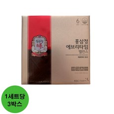  정관장 홍삼정 에브리타임 밸런스 정품쇼핑백 + 쇼핑백 홍삼 선물세트 30포 4세트 900ml  상품 이미지