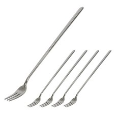 후식 롱포크 디저트 티포크 스테인리스 상일 심플20cm x 5개 UW2FD0FD