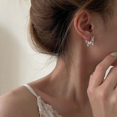 실버나비귀걸이