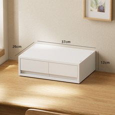 ZOZOFO 다용도 서랍장 서랍형 수납함 속옷 양말 의류 정리함, 1개, 2칸