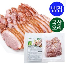천지농산 유황오리훈제슬라이스 200gX5팩, 200g, 5개