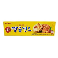 크라운 국희땅콩샌드 70g x24(1박스), 단일