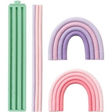 KALAIEN 카스텔라 틀 몰드 베이커리 칼라이엔 로프 퐁당 공예용 바로크 실리콘 케이크 테두리용 스트링 요오드 몰드가 있는 점토 컵케이크 토퍼용 뜨개질 장식 베이킹 몰드스타일, Style 2, 1개