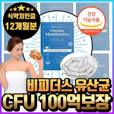 (옵션선택) 비피더스 B3 유산균 다이어트 / 100억 유산균 비피도박테리움 브레베 모유 유래 유산균 락토바실러스 가세리 17 종 bmr17 유산균알약 프락토 올리고당 혁2라이프, 6개, 60정