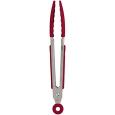 토볼로 실리콘 미니 집게 BPA 프리 집게 21cm, 1개, Cayenne