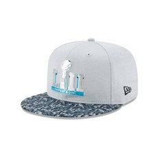 NFL 뉴에이지 슈퍼볼 LII 크롬 프린트 9FIFTY 스냅백 튜닝 가능 캡일반-OSFA