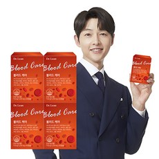 [공식] 닥터린 블러드케어 블러딕스 (혈행 혈압 콜레스테롤 중성지질 혈당), 4개, 60캡슐