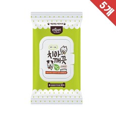 에티펫 nC312D1603F NEW 캡 치아깨끗 고양이 티슈 30매 x5, 옵션:단품
