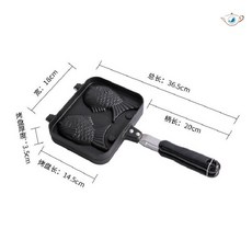 붕어빵 틀 인덕션 와플 팬 무쇠 홈 베이킹 만들기, A