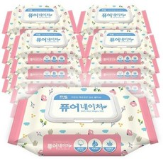 삼정펄프 [삼정펄프] 리빙 퓨어네이쳐 물티슈 100매(캡형) 24팩, 24개, 100개입