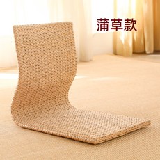 좌식의자 바른자세 라탄 낮은 접이식 등받이 발리, 부들 모양