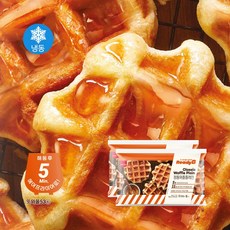 삼립 냉동 정통와플 플레인 360g x 8봉 / 60g 48개입, 8개