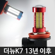 레드에디션 더뉴K7 106발 LED 안개등 H8, 2개, 화이트