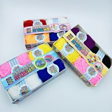 3000 핸드메이드 뜨개질 세트 1개 랜덤 - DIY 실뜨기 학습용 교재용 취미용
