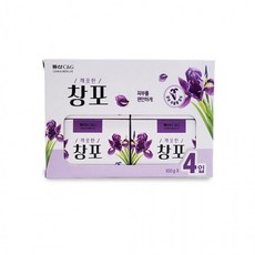 동산 깨끗한 창포비누 4개입 창포추출물 플로럴향 미용 비누, 400g, 1개 - 창포추출물