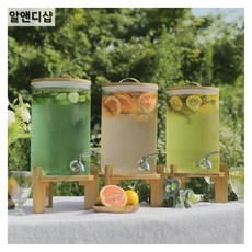 쥬스병 호텔뷔페음료 내열유리 음료디스펜서 쥬스통 음료디스팬서 음료수병, 음료디스펜서 5L
