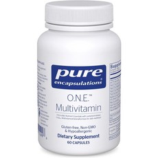 Pure Encapsulations O.N.E. Multivitamin 퓨어 인캡슐레이션 멀티비타민 60 캡슐, 60정, 1개