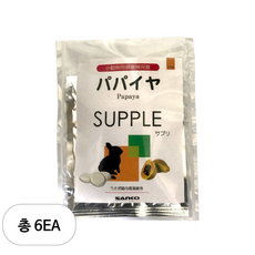 산코 supple416 파파야효소 토끼 영양제, 20g, 6개
