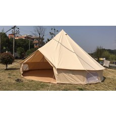 벨텐트 홀잭 5-8인 초대형 럭셔리 캠핑 캠핑 레인저스 빌라 텐트, 6미터 지름