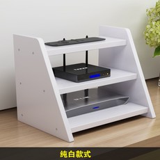 심플 디자인 tv 테이블 거치대 셋톱 라우터 박스 정리대 거실 침실 다용도 선반 모뎀 인터넷 선 정리, 화이트개